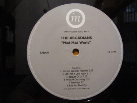 LP』 THE ARCADIANS / mad mad world | Stay Free Records