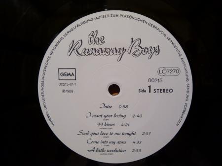 LP』 THE RUNAWAY BOYS / my love | Stay Free Records