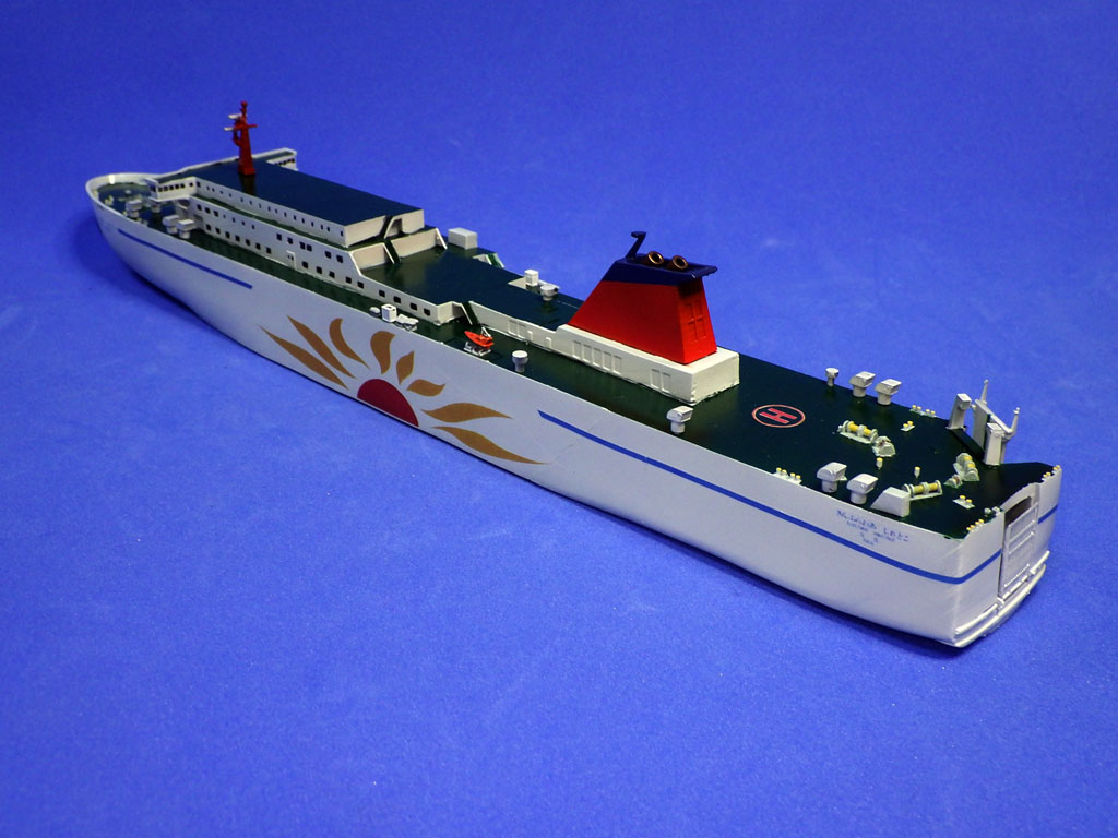 小船さん専用 商船/客船》「さんふらわあしれとこ」1/700《リニューアルVer3.0