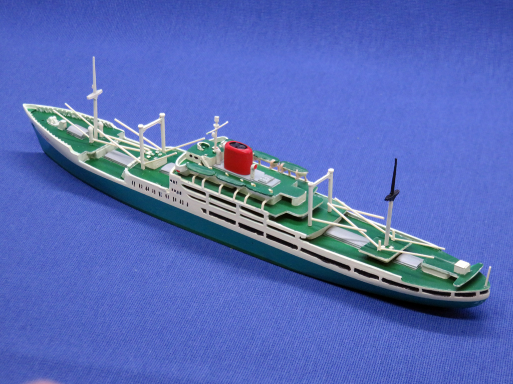 商船/客船》南米移民船「ぶらじる丸（二代目）」1/700 | 模型工房 
