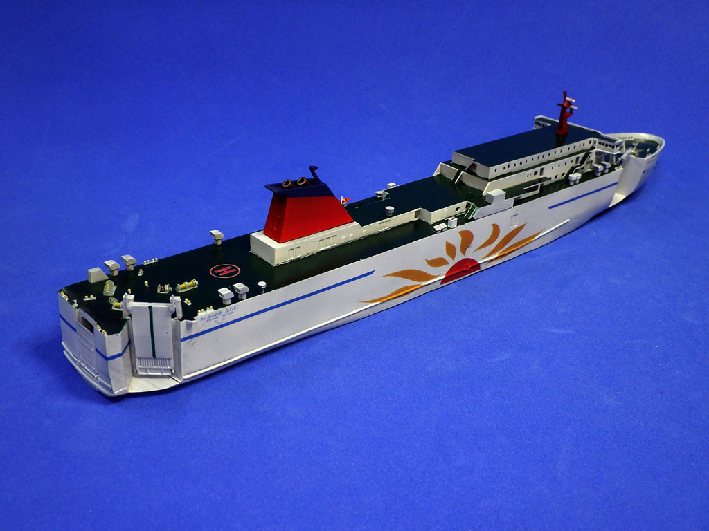 商船/客船》「さんふらわあしれとこ」1/700《リニューアルVer3.0