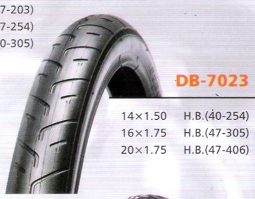 Duro DB7023 14x1.50(23-622)ミニベロタイヤ＆仏33mmチューブ ...