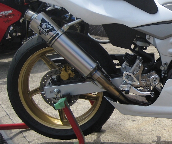 09～VTR250 Dogfishレーシングフルエキマフラー | SUZUKA R&D (ｽｽﾞｶ