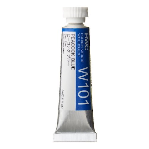 steve様♡ピーコックブルー W101 ピーコック ブルー HWC PEACOCK BLUE 5ml 透明水彩 | 太平洋画房