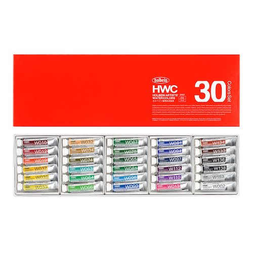 ホルベイン透明水彩絵具 30色セット(5ml) HOLBEIN ARTISTS
