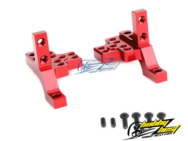 210234R XXX アルミ製ギアボックスカバー レッド MST - RC CRAZY