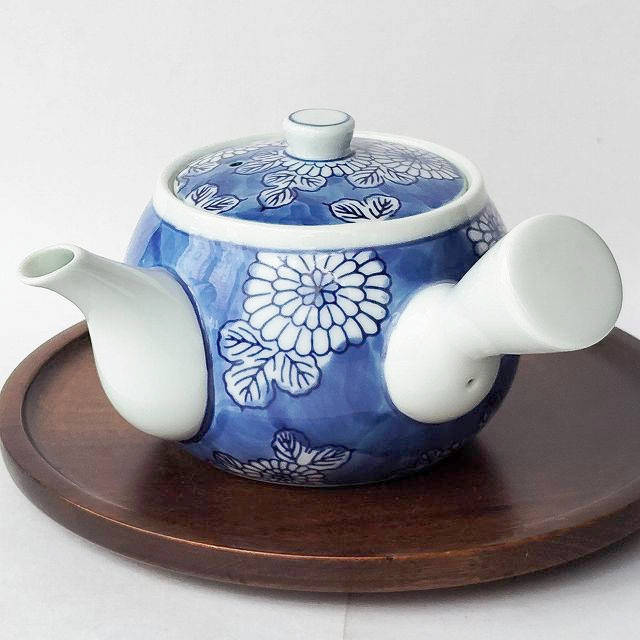 鍋島染付菊花文様/有田焼ホームセットシリーズ】急須 - たんぽぽ|昭和