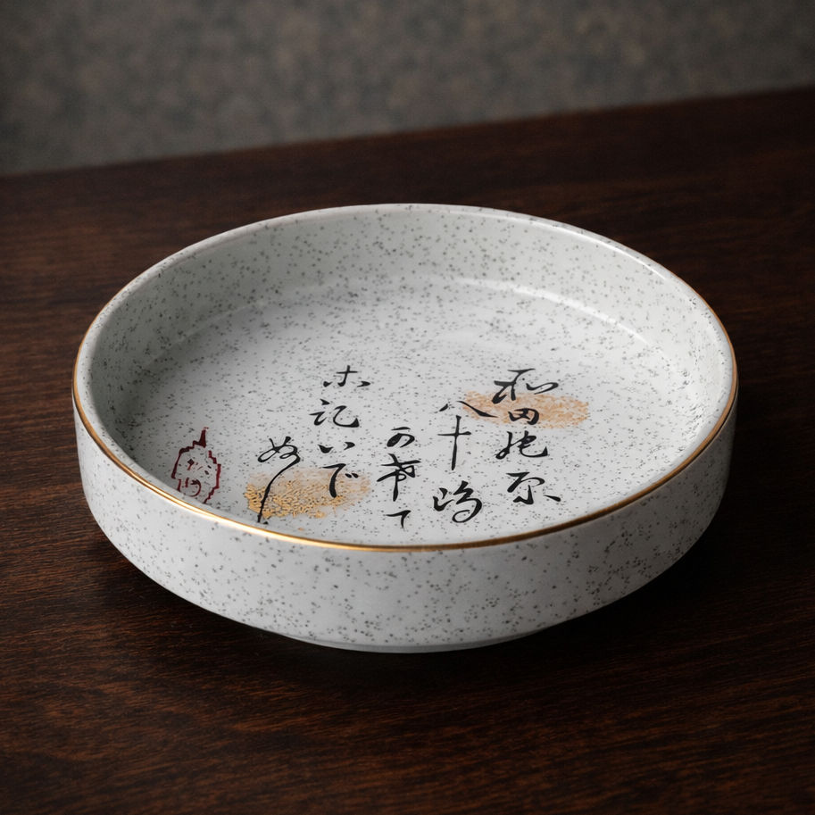 百人一首【和田の原】梨地金彩小てっぱち - たんぽぽ|昭和レトロ食器