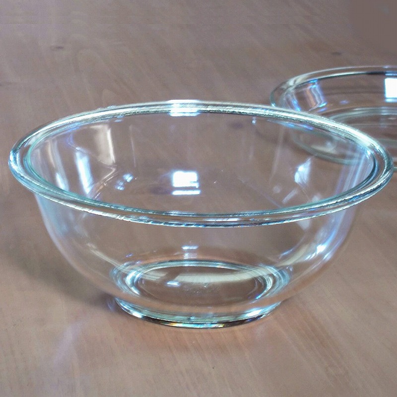 PYREX WAREパイレックスボウル325/耐熱ガラス食器/径25cm