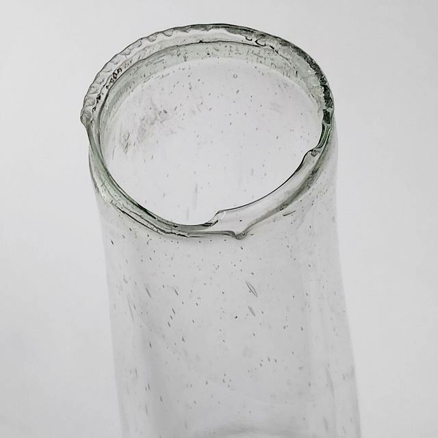 ガラス製の【ホヤ】ガスランプに使うガラス製の筒カバーのみ/古い時代