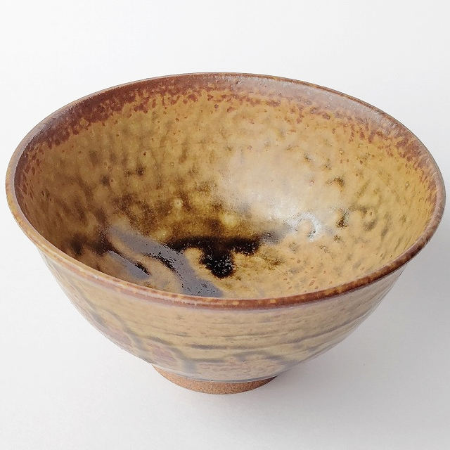 時代茶道具珍品抹茶茶碗天保通宝型押出古陶磁器時代不明コレクション さび色伊羅保の抹茶茶碗/昭和平成レトロ茶道具/お茶碗としても
