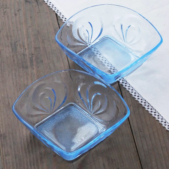 昭和レトロ 氷鉢 2号角中型 アケボノ 製氷 珍品 古道具-