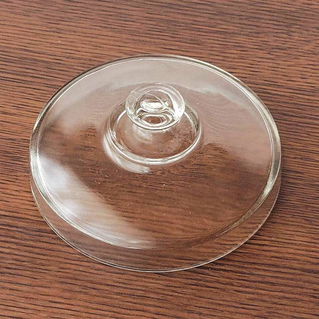 蓋ファン】古い時代のガラス製の蓋/いろんな容器の蓋に/骨董