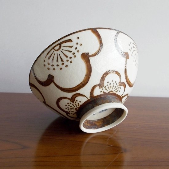 ★昭和レトロ★ レア！　印判　人気の 網目紋様　茶碗　五客　猪口三客オマケ ☆昭和レトロ☆ レア！ 印判 人気の 網目紋様 茶碗 五客 猪口三客