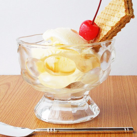 ヘラートガラス アイスクリーム皿 2枚ヴィンテージ - 食器