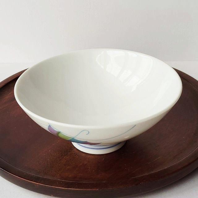 梅雨の季節♪雨と傘のレトロで可愛い涼しげなお茶碗/中平 - たんぽぽ