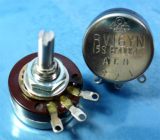 COSMOS コスモス　可変抵抗器　RV35YN　４タイプ　１９６０年代のデットストックです。