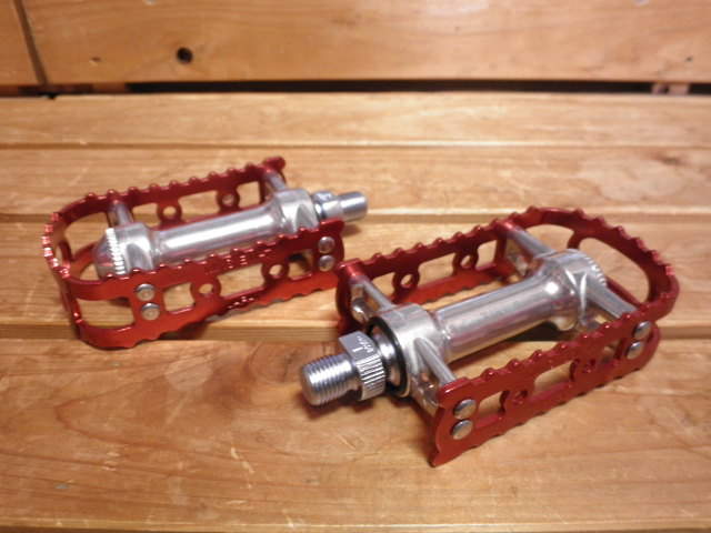 赤 Mksペダル MKS BM-7 ペダル 1 2 レッド