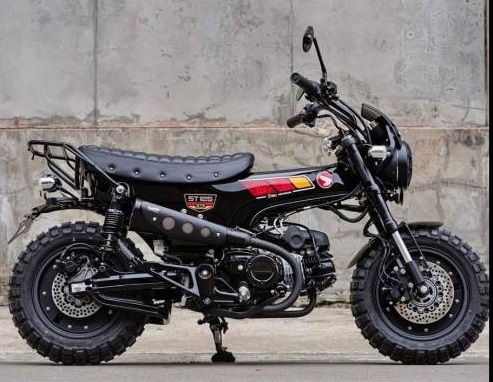ホンダ ダックス125 ST125用 DX059 Diabolus Front and rear stainless