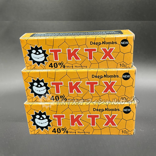 TKTX皮膚表面麻酔クリーム濃度40％ ORANGE 3本セット | TKTX