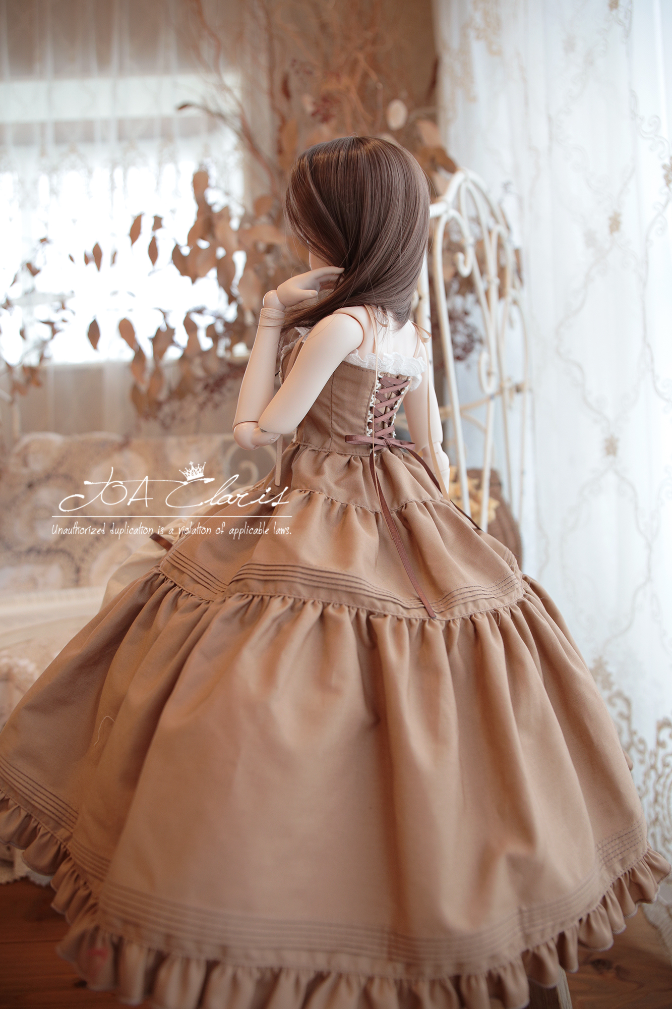 DD/キャラメル：ピンタックワンピース＆ボレロセット - TOA Claris Web