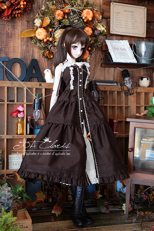 DD/ショコラ：ピンタックワンピース＆ブラウスセット - TOA Claris Web