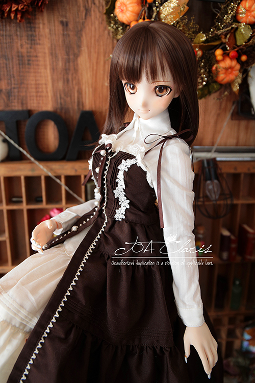 DD/ショコラ：ピンタックワンピース＆ブラウスセット - TOA Claris Web