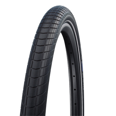 電動アシスト自転車対応型】SCHWALBE BigApple E-25【20x2.0HE：50-406】ブラック+夜間反射ラインタイヤ＋米式チューブセット：バルブ長40mm【オンロード・乗り心地重視】  - T.K.ONLINE【電動自転車カスタム＆レストア】