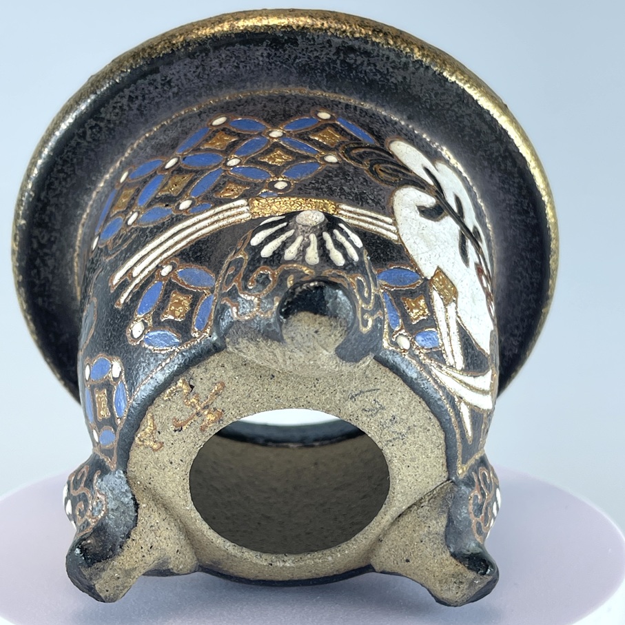 雪山作 信楽焼金彩富貴蘭鉢 | TOKYO酒田