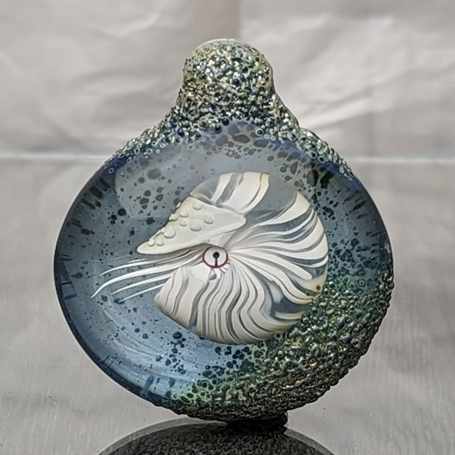 生きた化石オウムガイ (潜行バージョン) | TOMOMATSU GLASS MARKET