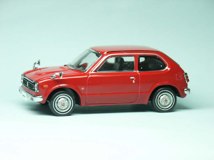エブロ 1/43 ホンダ シビック ハイデラックス レッド 43122 完成品 1/43 EB43122 ホンダ シビック ハイデラックス レッド