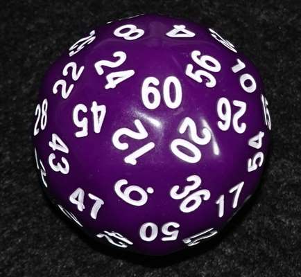 サイコロ・ダイス 60面体 各種カラー | ゲームブックのオンライン