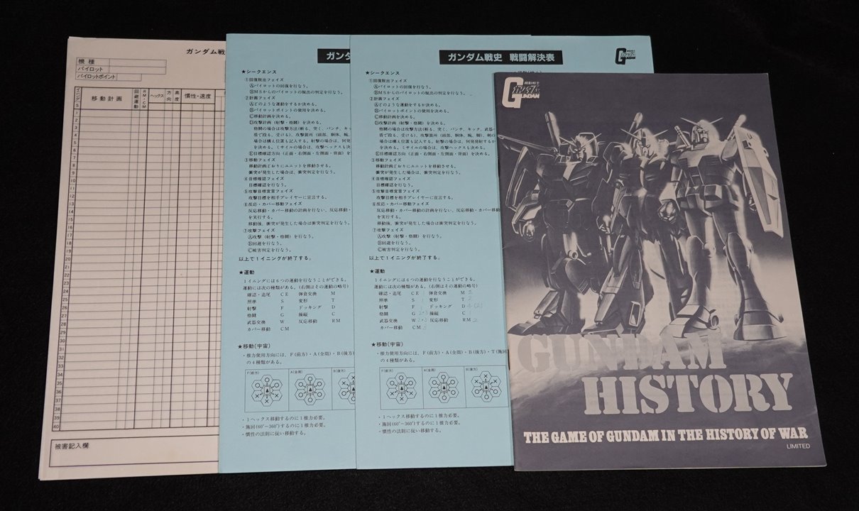 ガンダム戦史 GUNDAM HISTORY（ユニット切り離し済み） | ゲームブック 