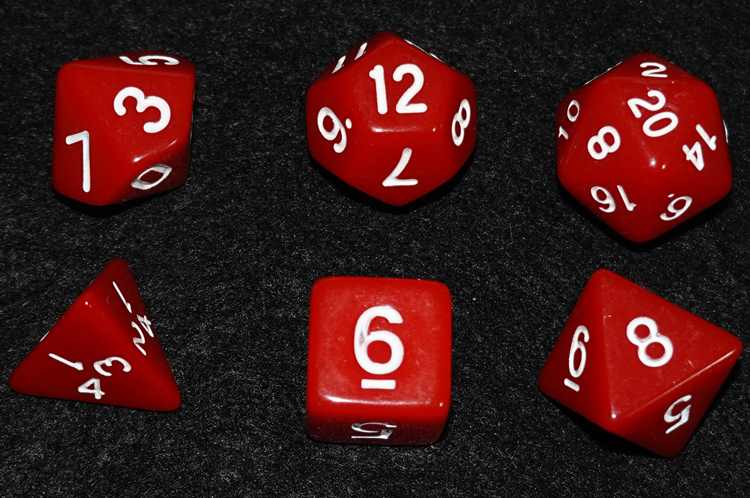 サイコロ・ダイス レッド 白文字 | ゲームブックのオンラインショップ