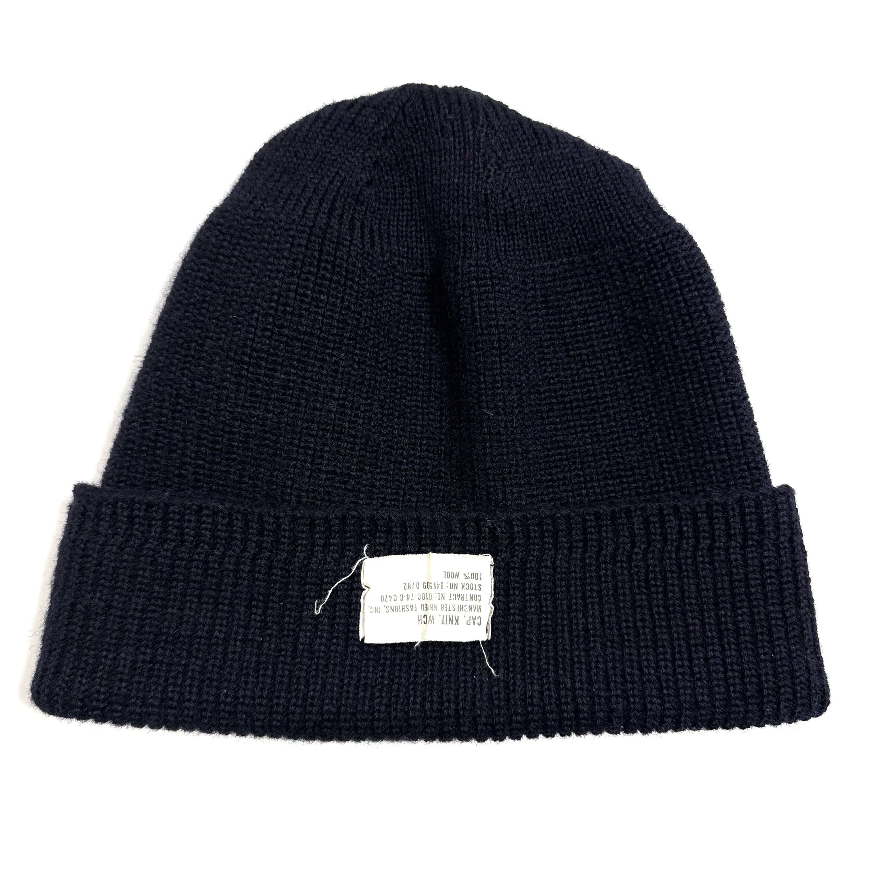 70s US NAVY WATCH CAP ワッチキャップ　ネイビー　ミリタリー ROTHCO 新品 アメリカ製 米軍官給品 ウール ミリタリー ニット