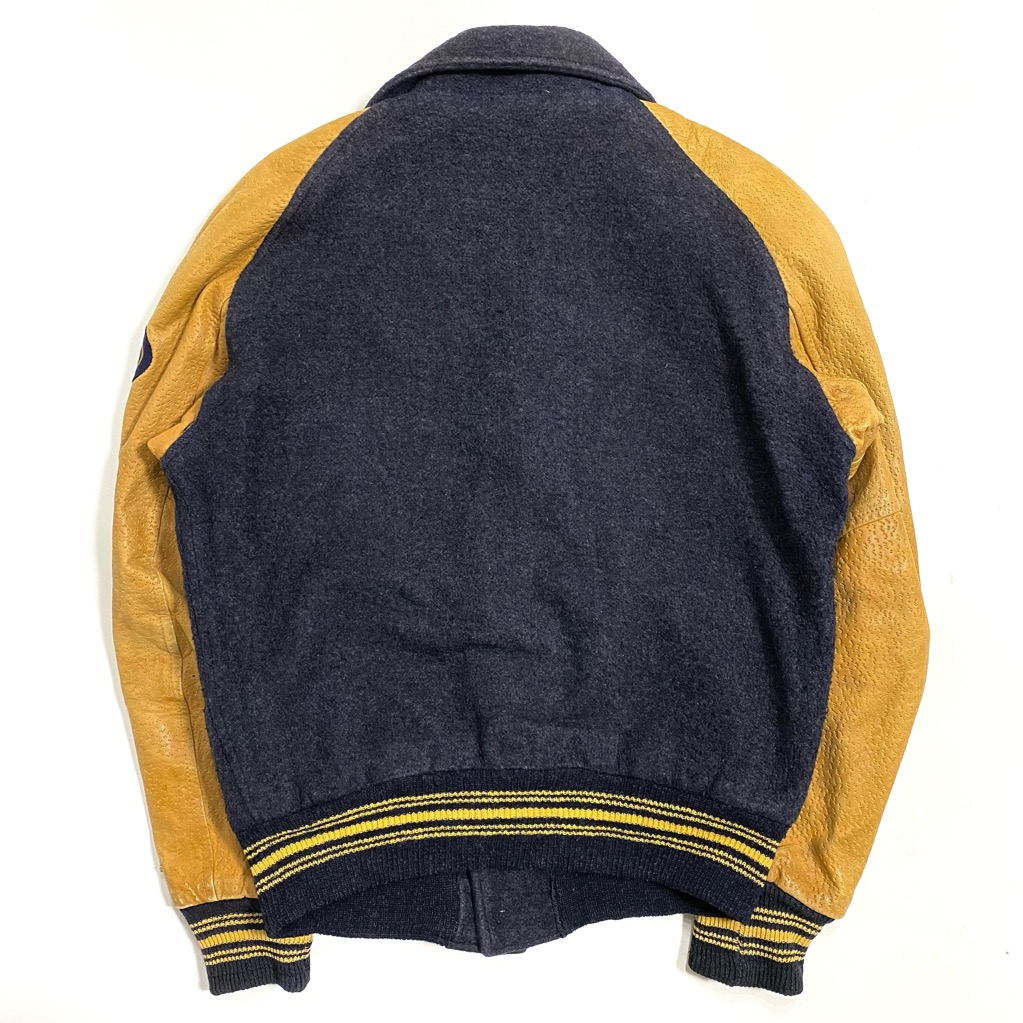 40s THE W.A. HOLT COMPANY INC. VARSITY JACKET. | 古着屋【True