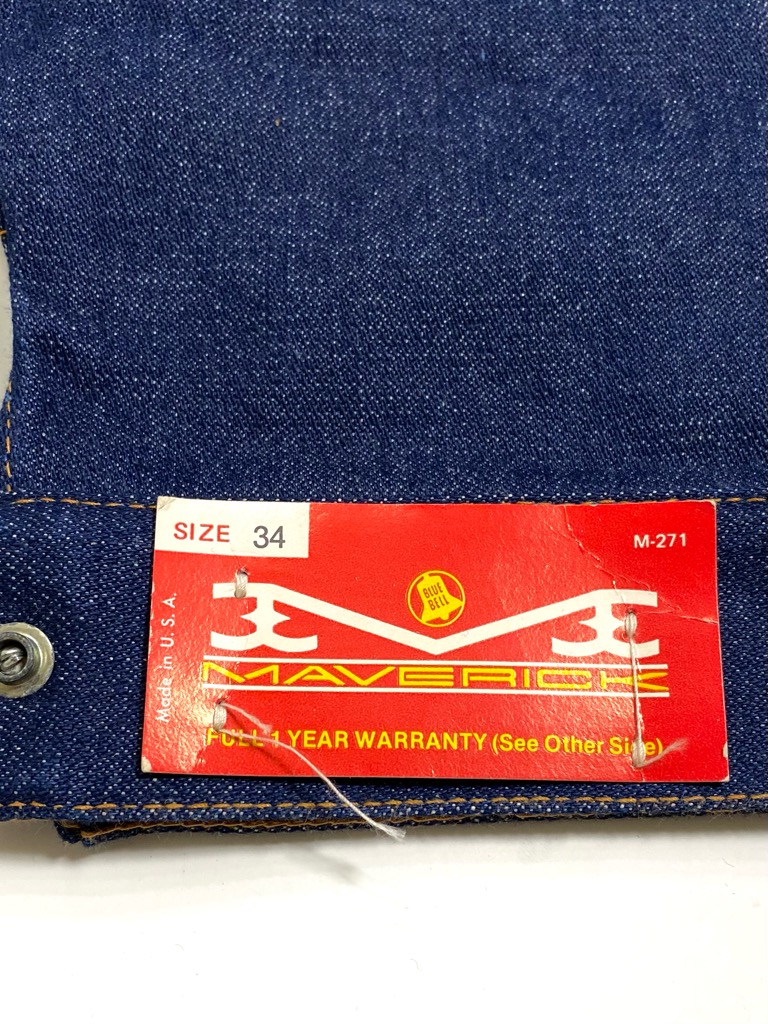 ② 70s MAVERICK DEAD STOCK DENIM JACKET. | 古着屋【True