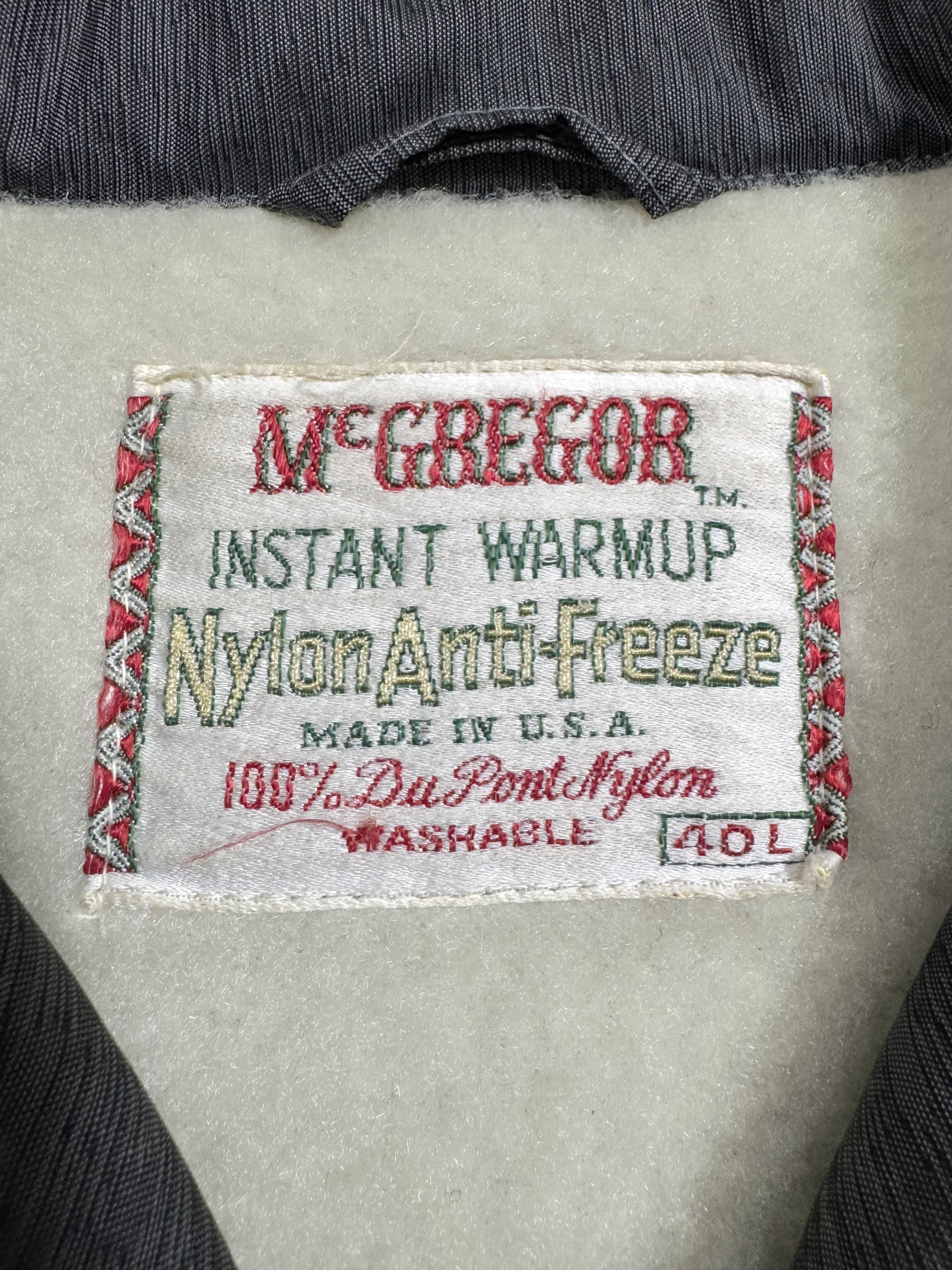 60s McGREGOR NYLON ANTI-FREEZE. | 古着屋【True vintage