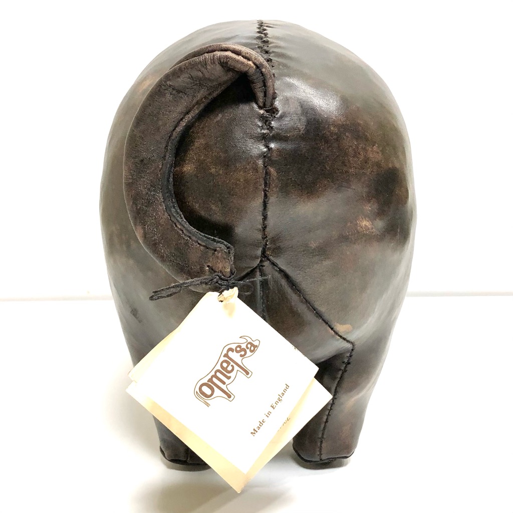 80s omersa. LEATHER ANIMAL FOOTSTOOLS. 