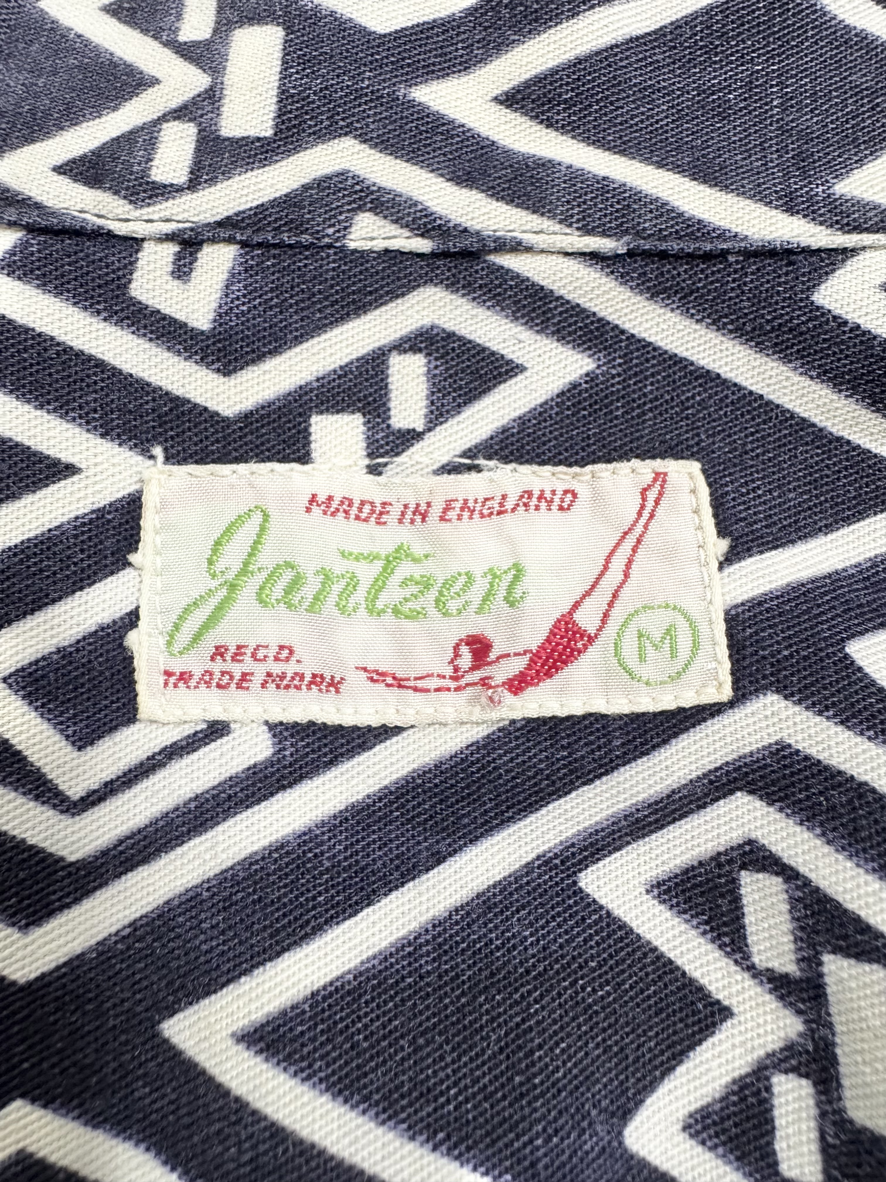 50s JANTZEN COTTON HAWAIIAN SHIRT. | 古着屋【True vintage