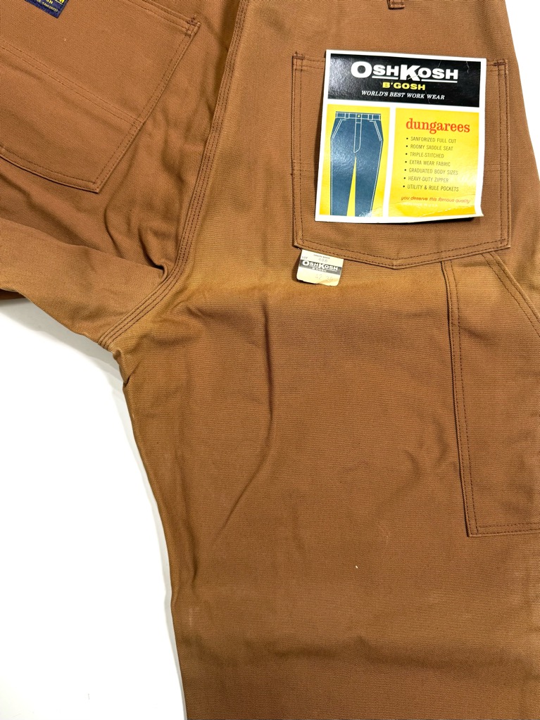 70s OSH KOSH DEAD STOCK W-KNEE DUCK PAINTER PANTS. | 古着屋【True
