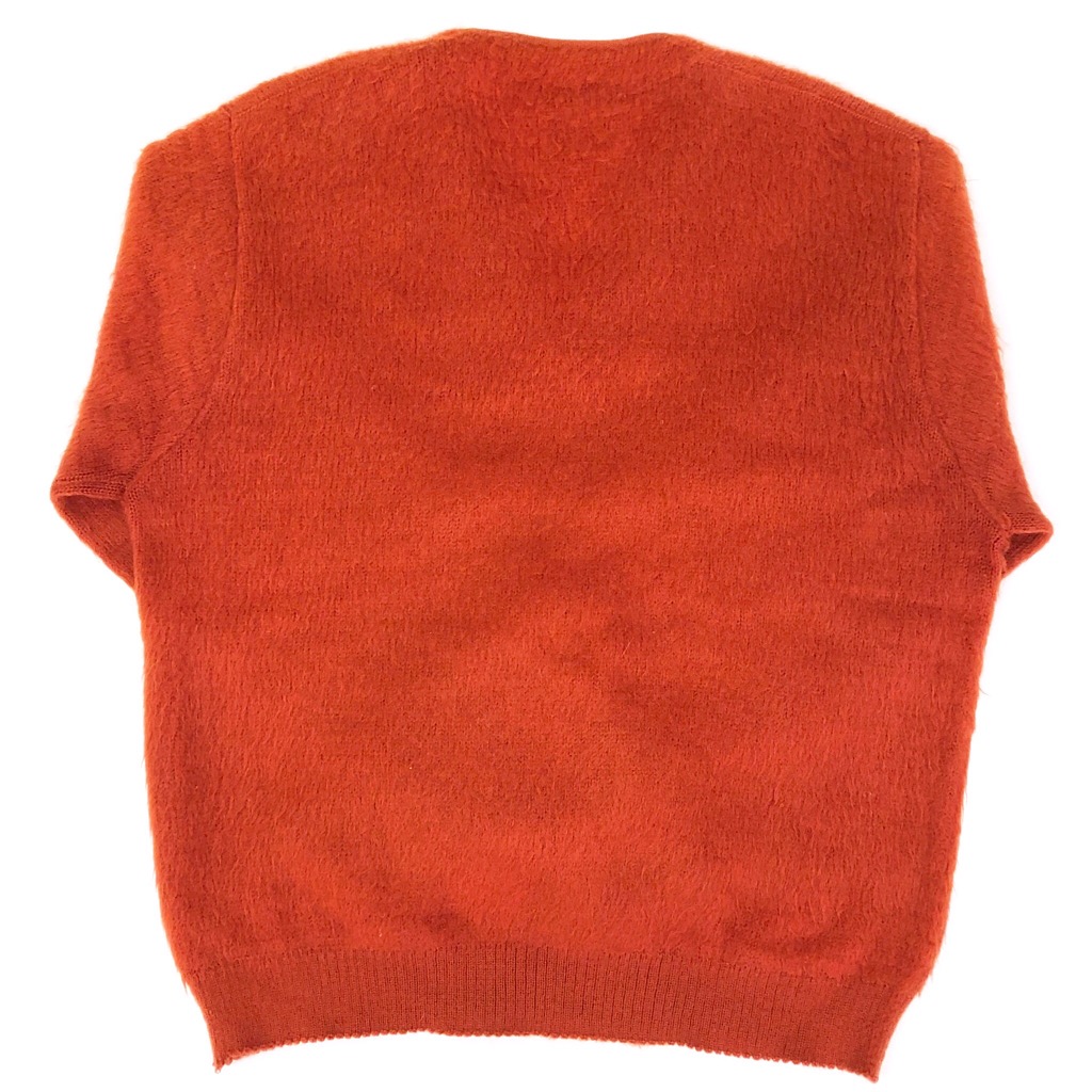 heavenrich/セーター(厚手)/60s/モヘア/YLW/無地/vネック ロッキーモンロー Rocky Monroe ニット セーター 無地 長袖 メンズ