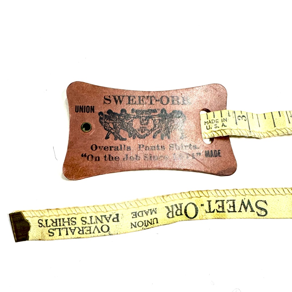 SWEET-ORR ADVERTISING TAPE MEASURE. | 古着屋【True vintage