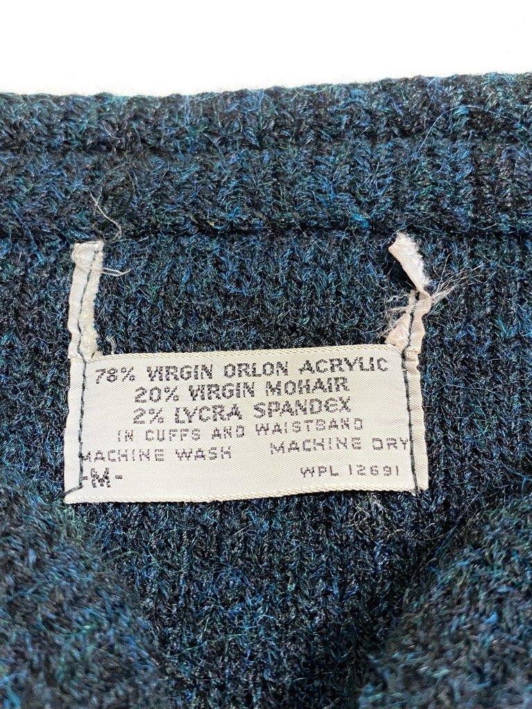 60s KANDAHAR LACE UP MOHAIR KNIT | 古着屋【True vintage