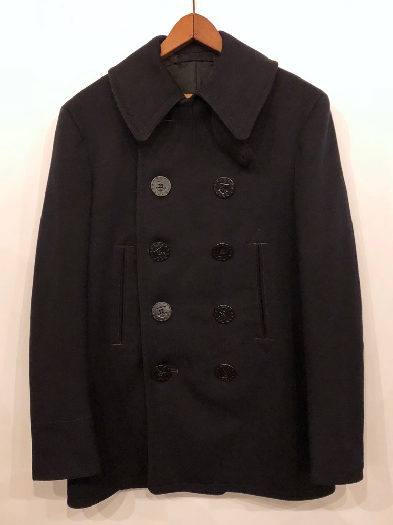 30s U.S.NAVY 10 BUTTON PEA COAT. | 古着屋【True vintage 