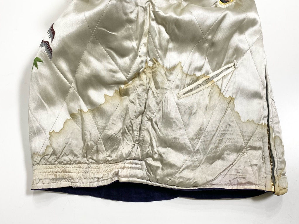 デ*ロ様 1950s OKINAWA Souvenir Jacket 別珍 vi Souvenir Okinawa