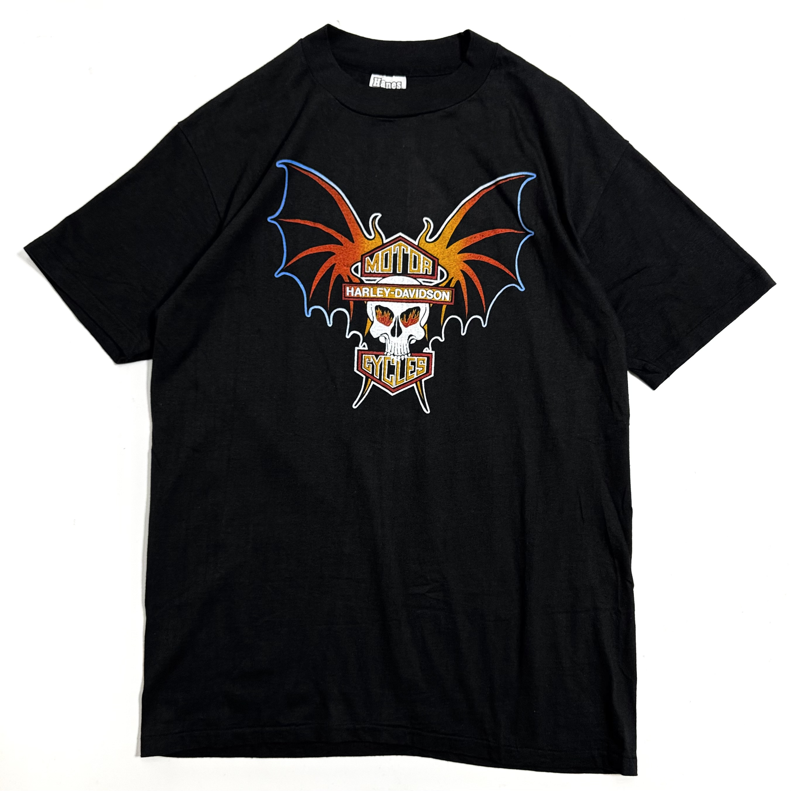 80s HARLEY DAVIDSON SKULL BAT スカルウィング 80s HARLEY DAVIDSON 