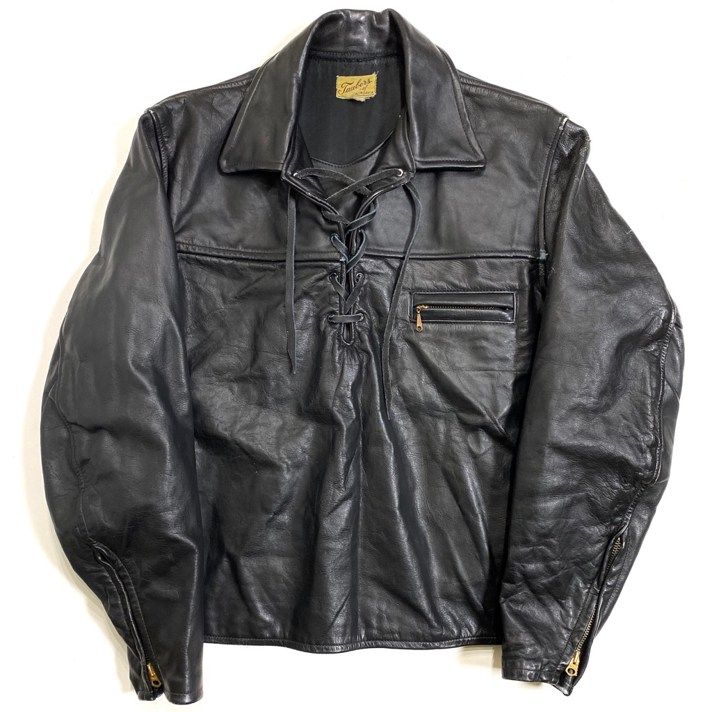60s TAUBERS PULLOVER LEATHER JACKET. | 古着屋【True vintage