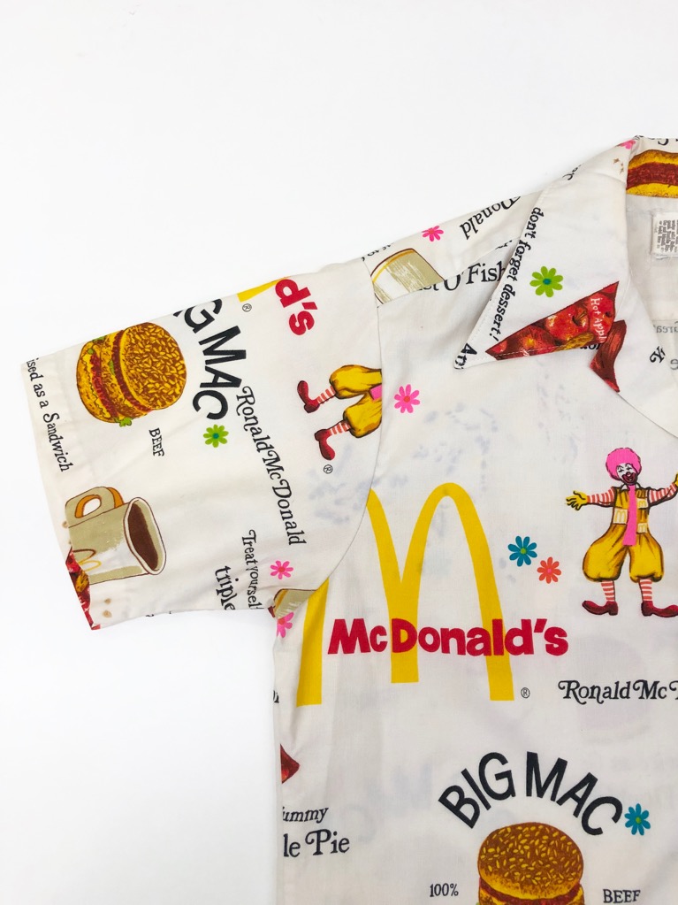 70s Ronald McDonald. HAWAIIAN UNIFORM. | 古着屋【True vintage】ヴィンテージ古着の通販ショップ