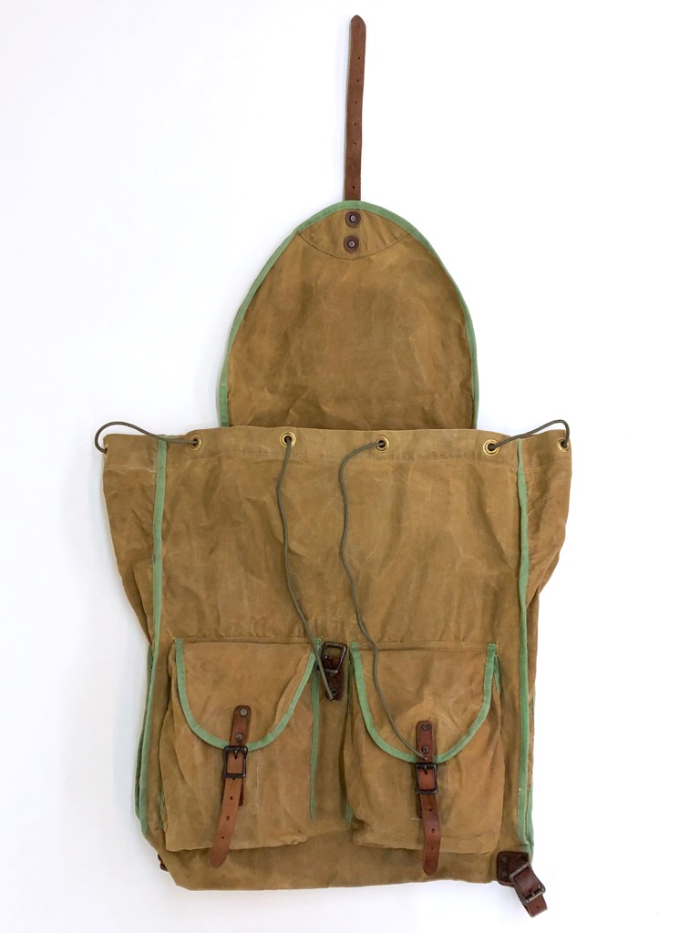 30s ABERCROMBIE&FITCH CANVAS BACK PACK. | 古着屋【True vintage】ヴィンテージ古着の通販ショップ